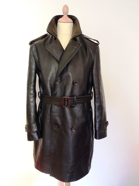 Pegasus Officer's Trench Leather Coat